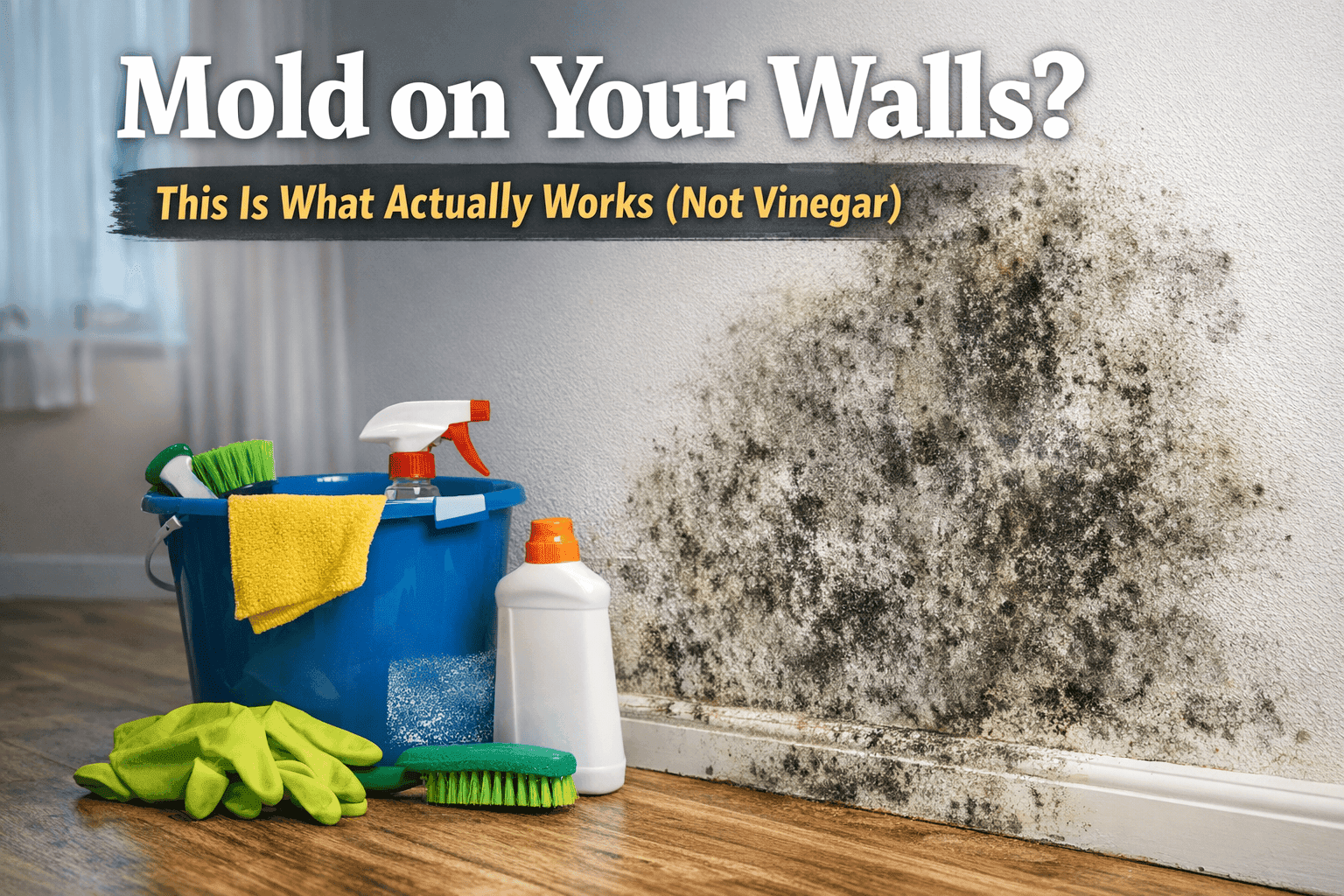 Mold on Your Walls? This Is What Actually Works (Not Vinegar)